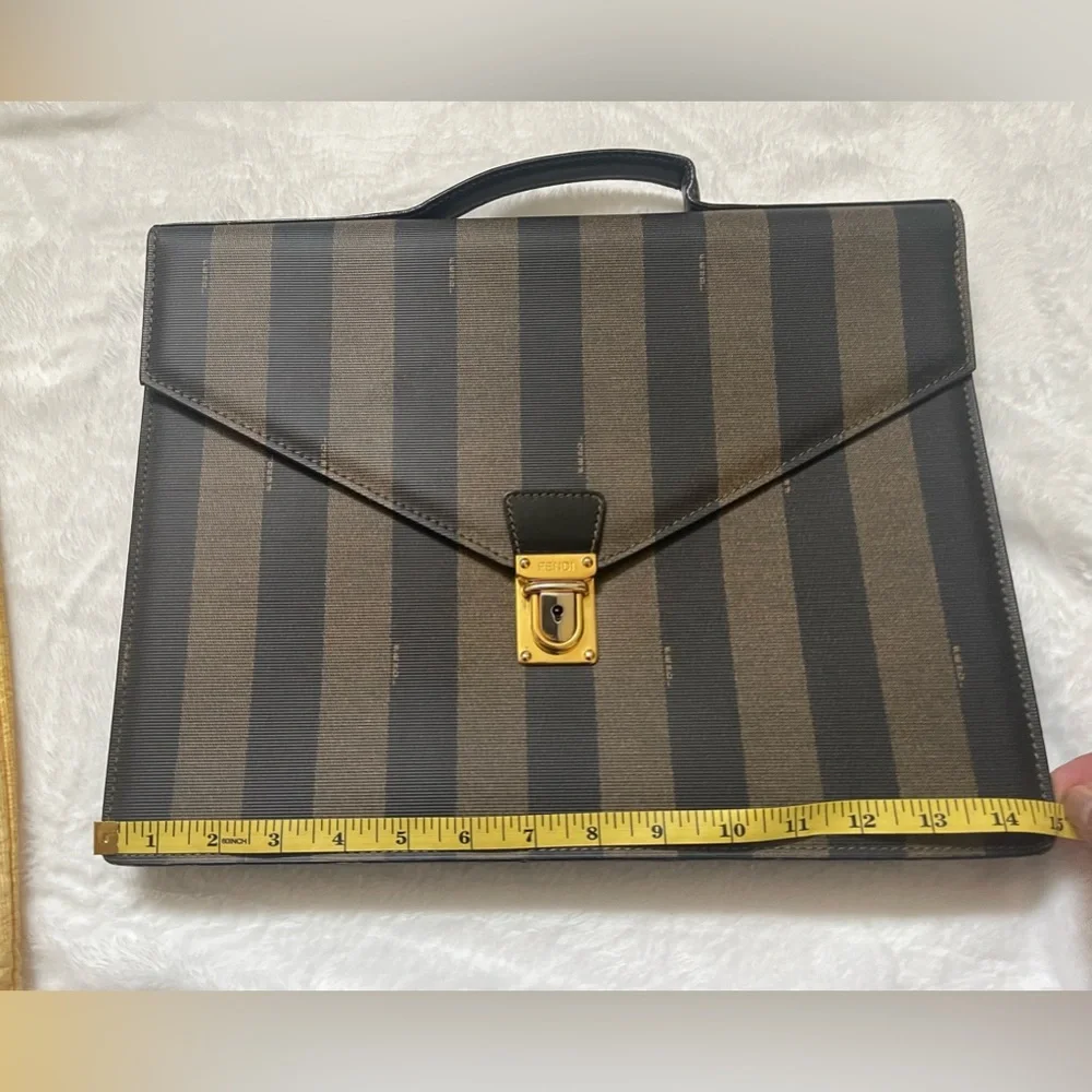 Fendi Pequin Briefcase